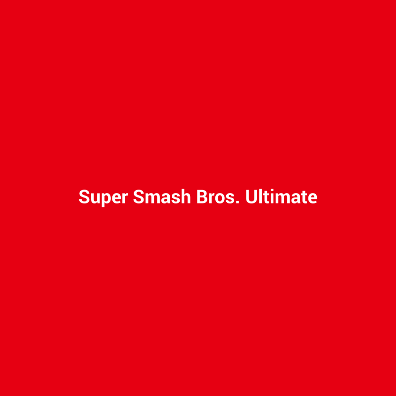 super smash bros. ultimate